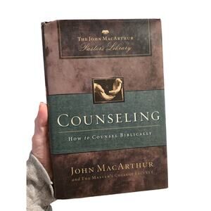 Rare 1st Ed Counseling How to Counsel Biblically John MacArthur Hardcover Trad